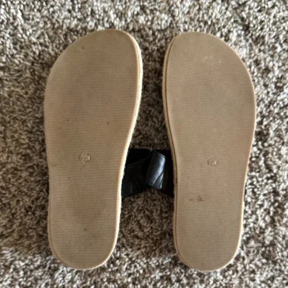 Joie Black Slide Sandals Size 9.5 - Picture 3 of 3